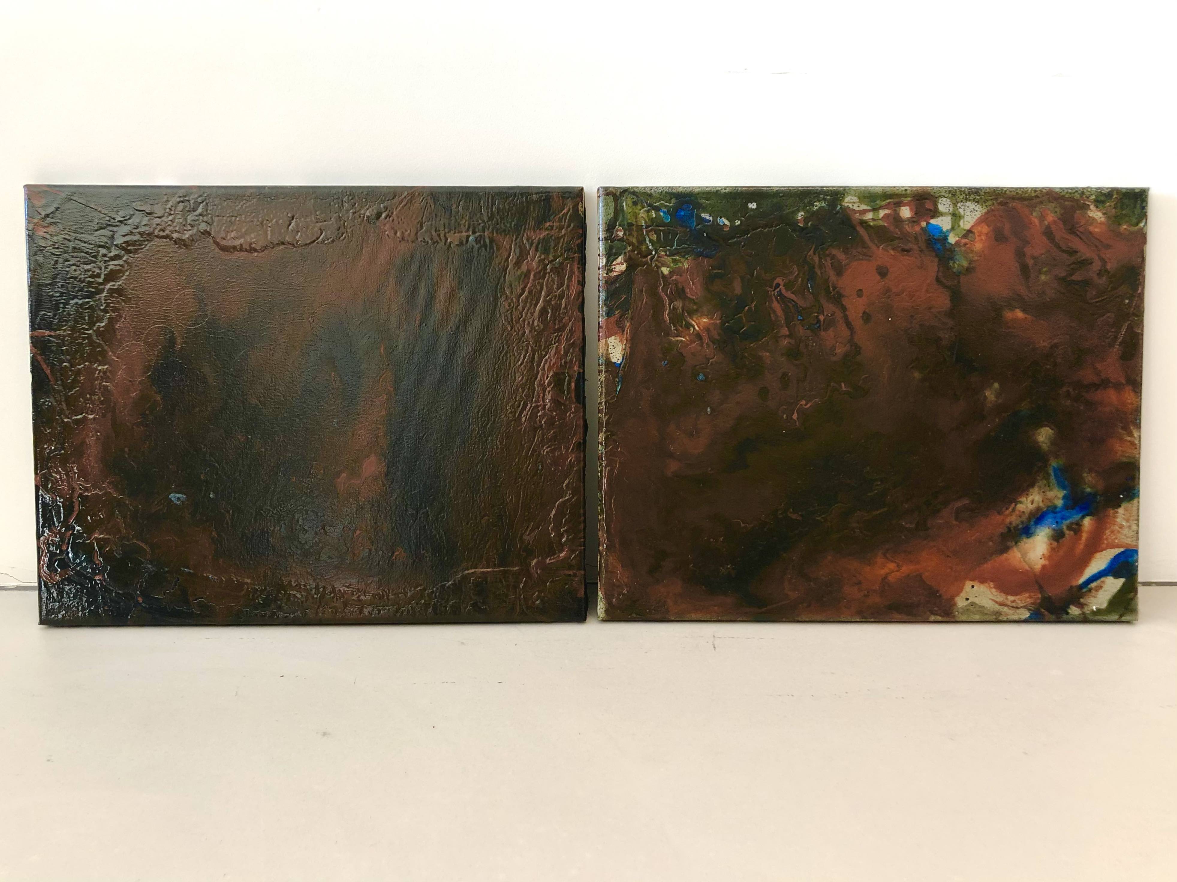 Canvas 2-luik Magma - 100x40cm